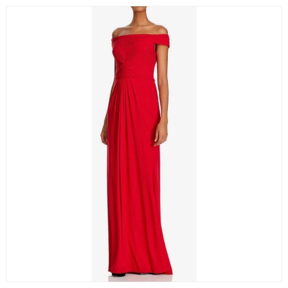 Adrianna Papell Dresses & Skirts - Adrianna Papell Pleated Off Shoulder Sheath Dress